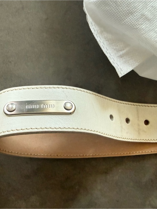 Miu Miu white belt main image 5